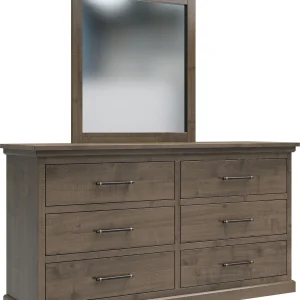 Amish Santorini Solid Hardwood Bedroom 6-Drawer Dresser Only
