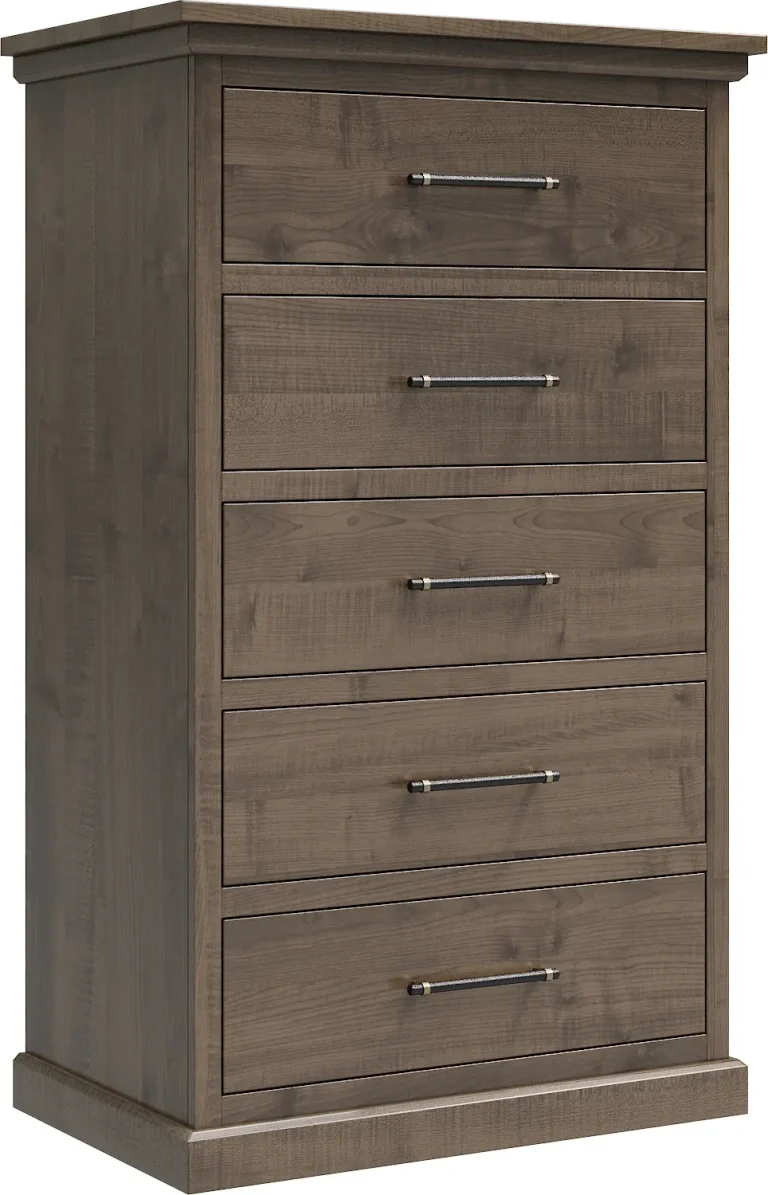 Amish Santorini Solid Hardwood Bedroom 5-Drawer Chest