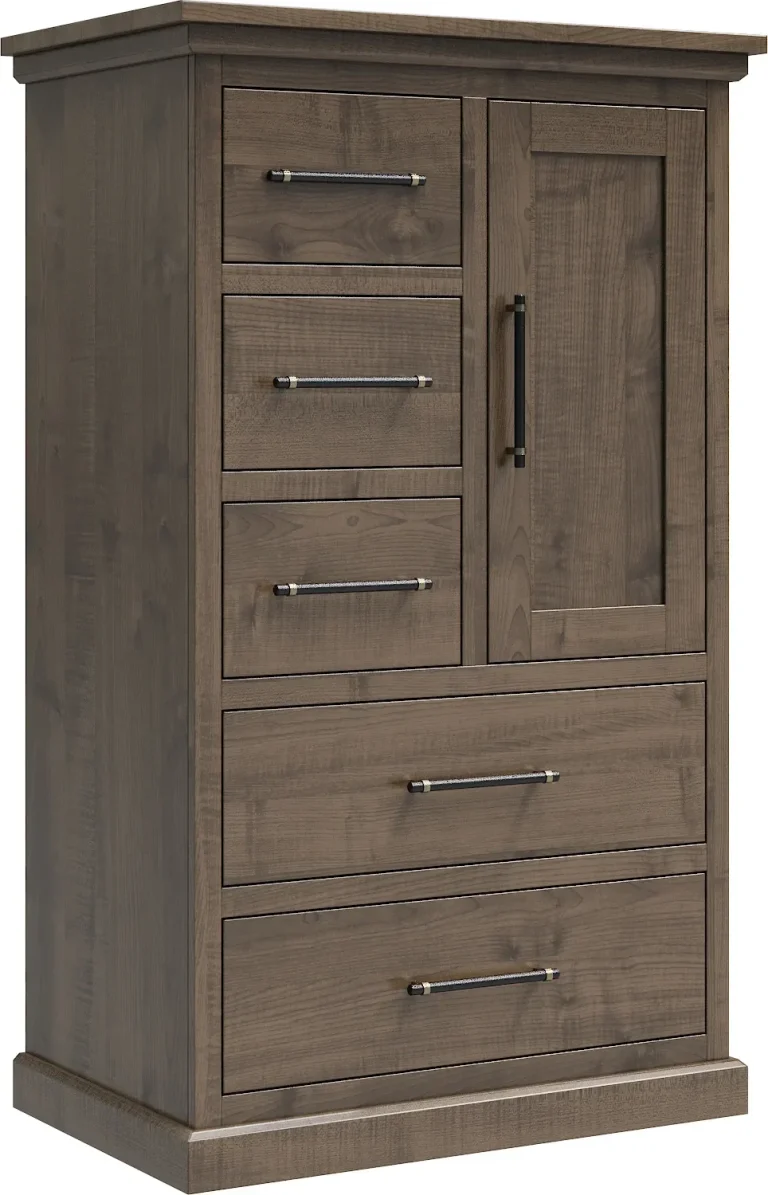Amish Santorini Solid Hardwood Bedroom 5-Drawer Chest