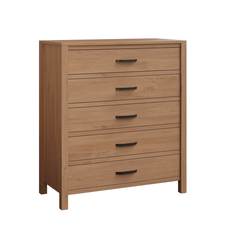 Amish Amanda Solid Hardwood Bedroom 5-Drawer Chest