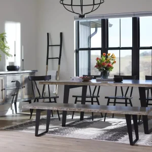 Amish Ashford Live Edge Dining Table