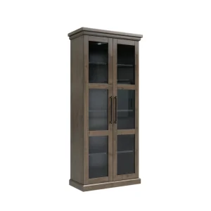 Amish Santorini Solid Hardwood Curio Cabinet