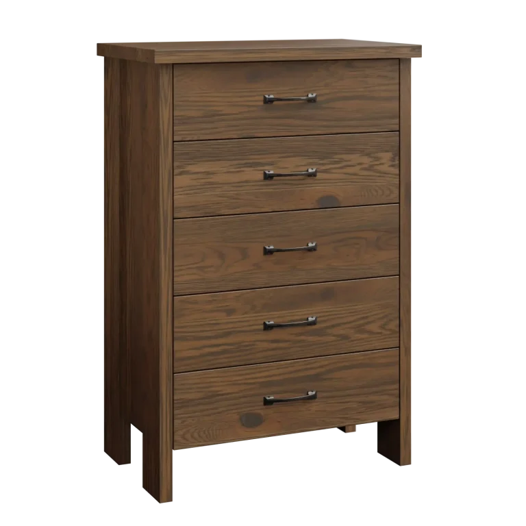 Amish Cheyenne Solid Hardwood Bedroom 5-Drawer Chest