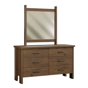 Amish Cheyenne Solid Hardwood Bedroom 6-Drawer Dresser Only