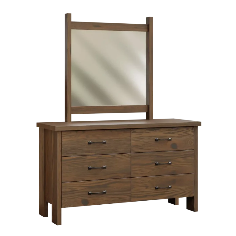 Amish Cheyenne Solid Hardwood Bedroom Mirror Only