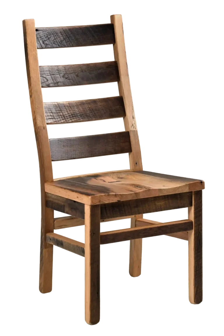 Amish Ladderback Solid Hardwood Dining Side Chair