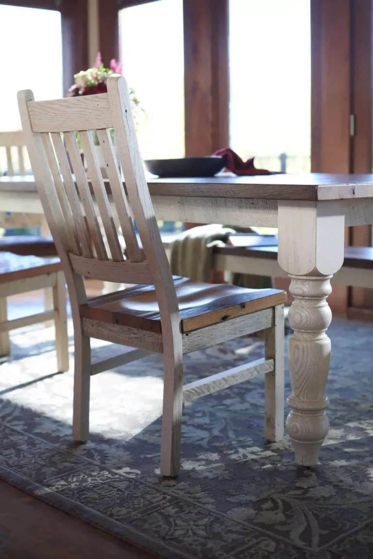 Amish Farmhouse Solid Hardwood Dining Side Chair