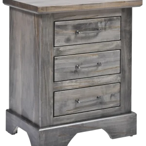 Amish Kimberley Solid Hardwood Bedroom 3-Drawer Nightstand