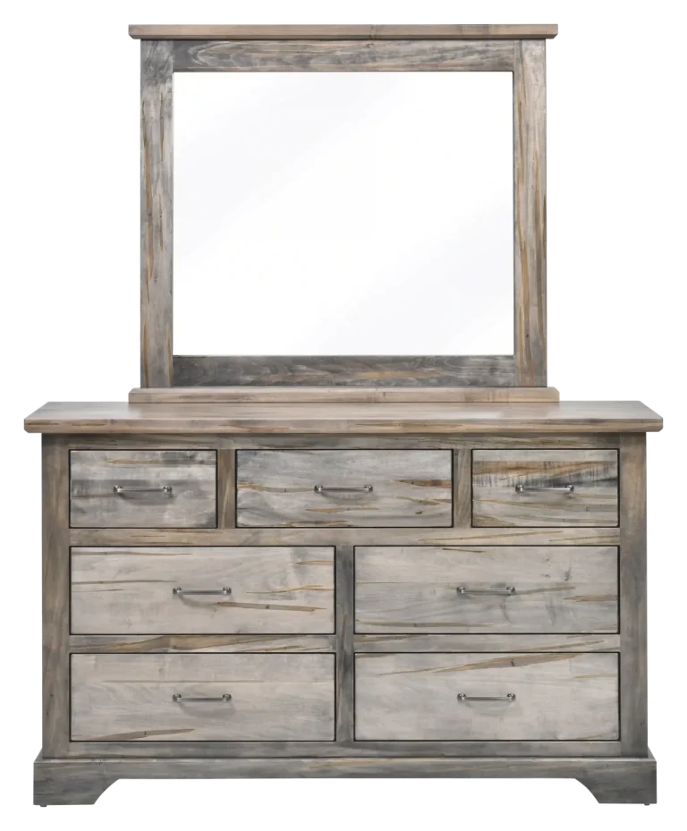 Amish Kimberley Solid Hardwood Bedroom Dresser Mirror Only