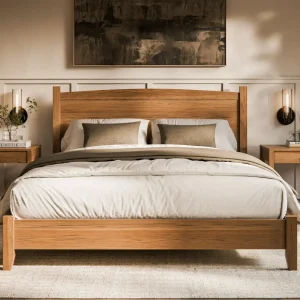 Amish Amanda Solid Hardwood Bedroom Arch Bed