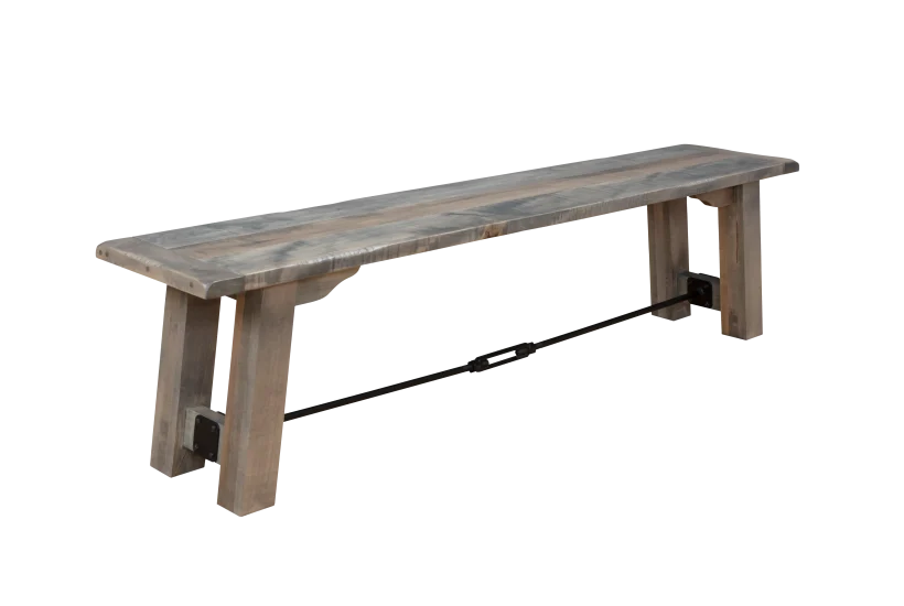 Amish Liberty Bench - No, , , , , Rustic Brown Maple, OCS135 Driftwood Amish Liberty Bench - 016-IF4183