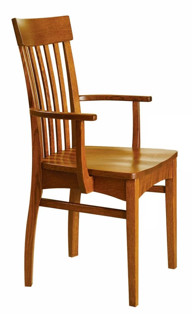Amish Mary Ann Arm Chair - No, , , , , QSWO, OCS113 Michael's Cherry Amish Mary Ann Arm Chair - 016-JX455