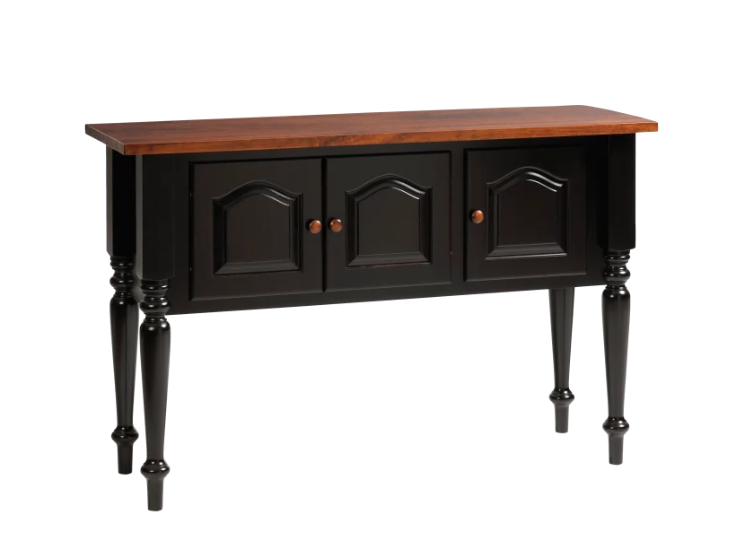 Amish Olympia Server - Yes, Rustic Cherry, OCS113 Michael's Cherry, Brown Maple, OCS230 Onyx, , , Wood Knobs, KR15 Amish Olympia Server - 016-LI638