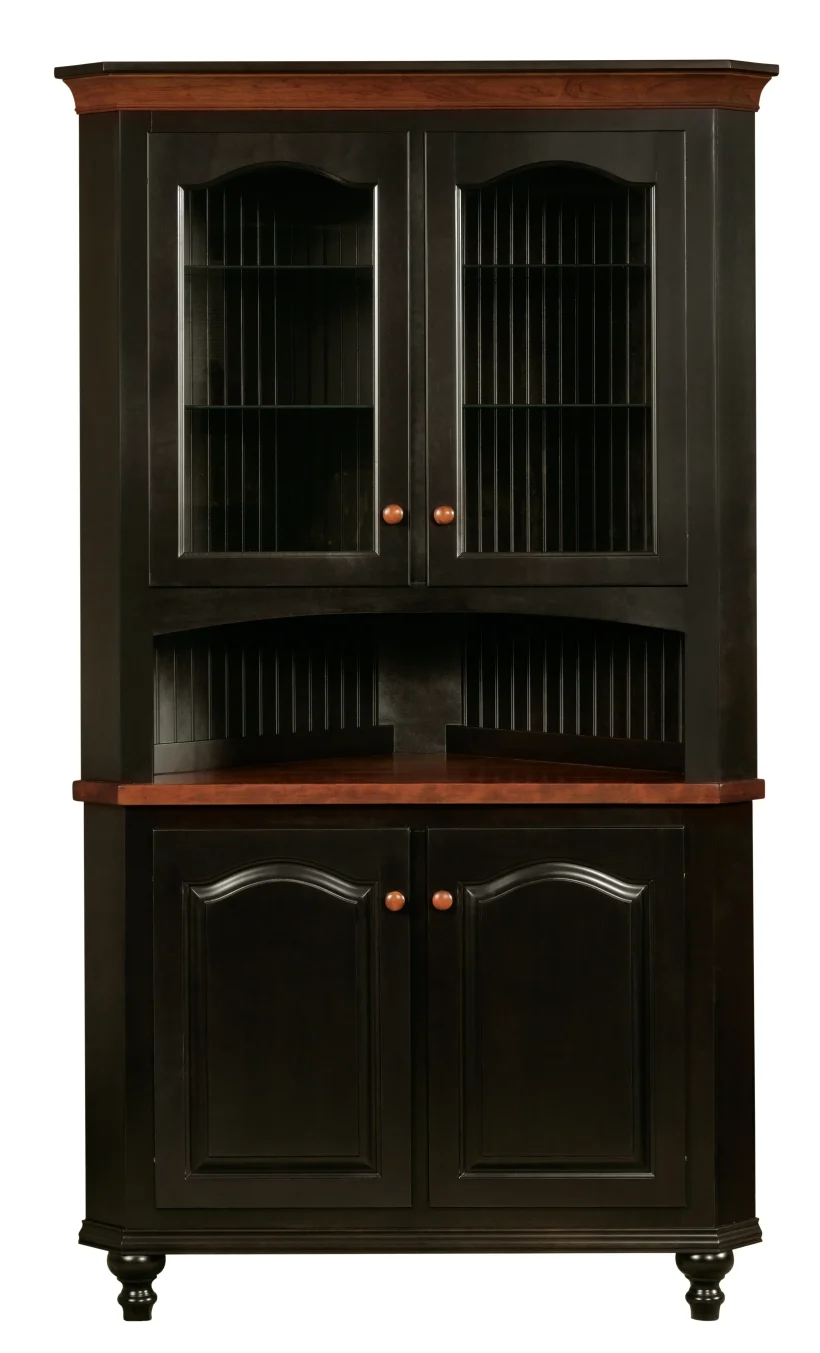 Amish Olympia Corner Hutch, Top Only - 016-LI641Q