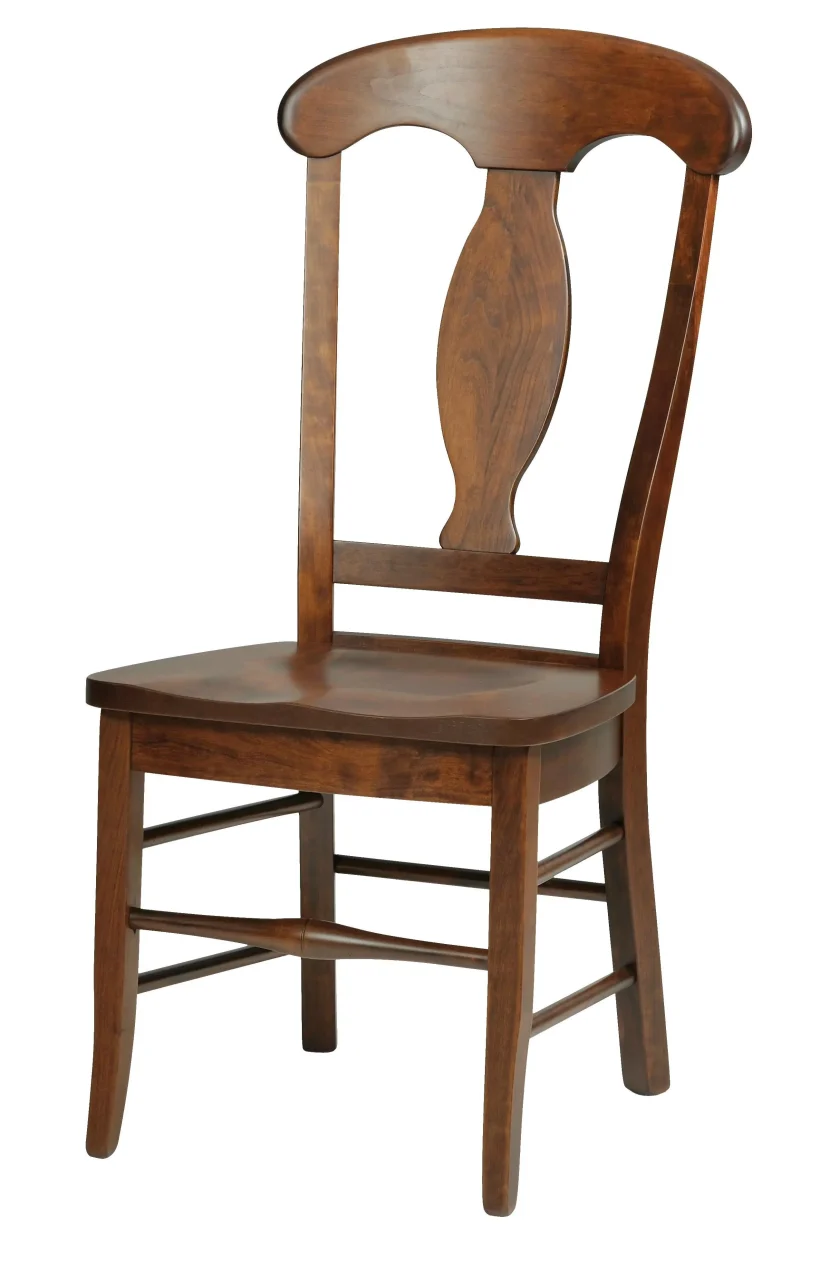 Amish Porter Side Chair - No, , , , , Rustic Cherry, OCS113 Michael's Cherry Amish Porter Side Chair - 016-ML4955