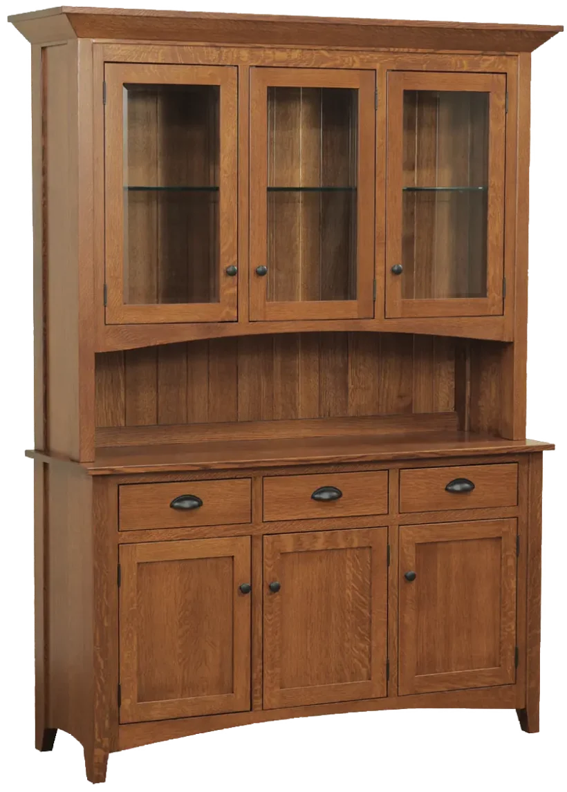 Amish Sara Ann 3 Door Hutch, Base Only - 016-PX663
