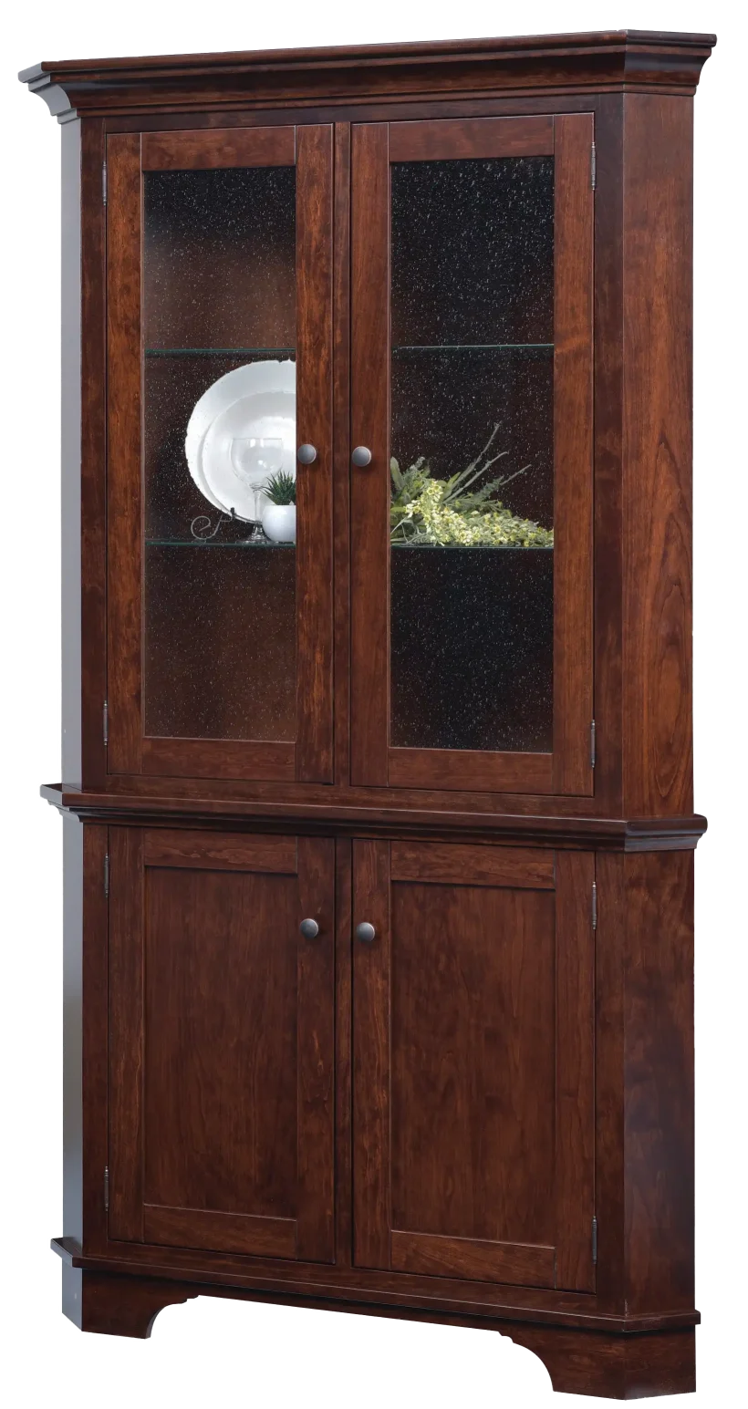Amish Arlington Corner Hutch, Base Only - 016-XO243