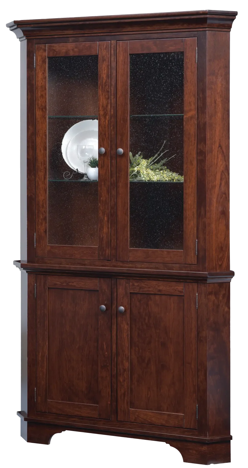 Amish Arlington Corner Hutch, Top Only - 016-XO244
