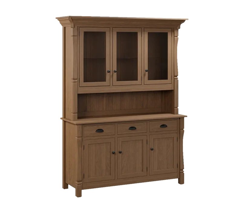 Amish Ashville 2 Door Hutch, Top Only - 016-XP754