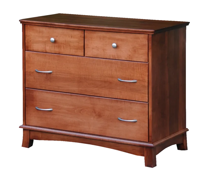 Amish Crescent 4 Drawer Chest - 017-ZTC048