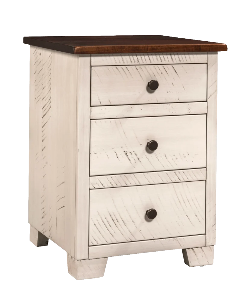 Amish Easy tymes 3-Drawer Nightstand - 017-ZTC0854