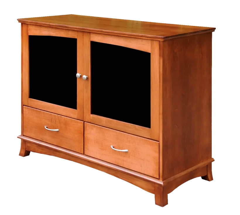 Amish Crescent 48" Plasma TV Stand - 017-ZTC098