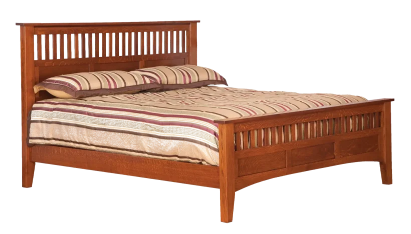 Amish Mission Antique Bed - 017-ZTC1334