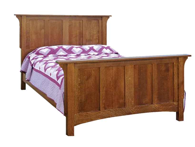 Amish Empire Mission Panel Bed - 017-ZTC134