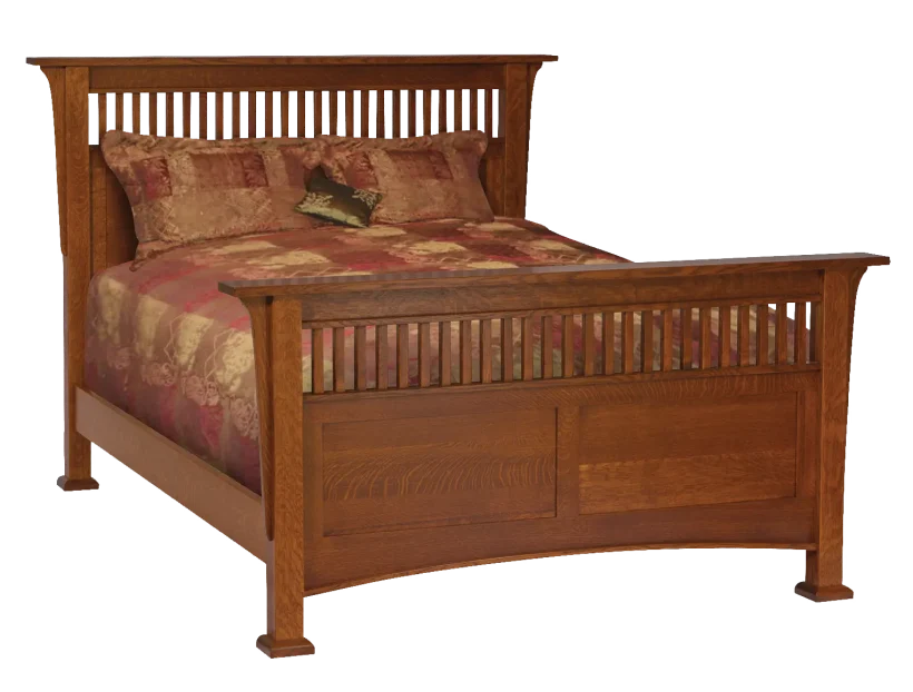 Amish Empire Mission Bed - 017-ZTC136