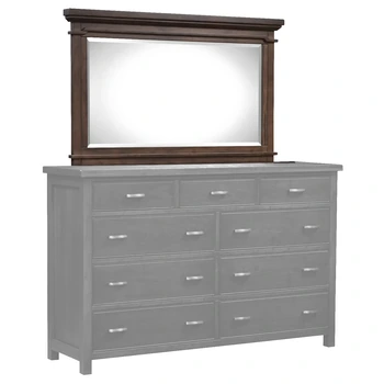 Amish Timbermill Mirror Only - Rustic Cherry, FC3030 Kona Amish Timbermill Mirror Only - 017-ZTC2383