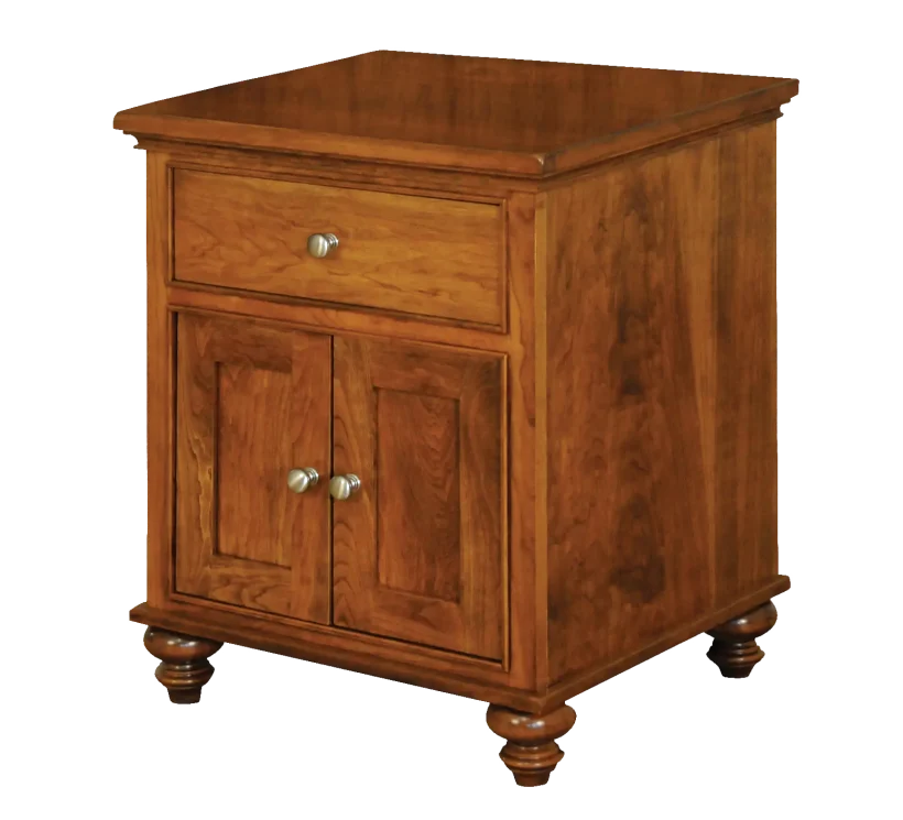 Amish Duchess Nightstand with 1 Drawer 2 Door - 017-ZTC253
