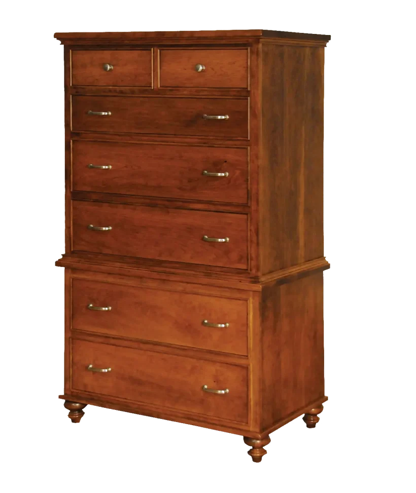 Amish Duchess Chest on Chest - 017-ZTC263