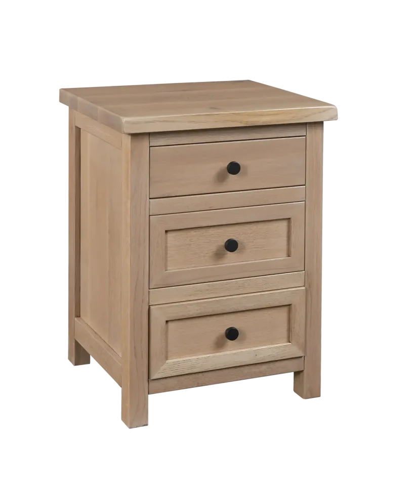Amish Chloe 3 Drawer Nightstand - 017-ZTC5854