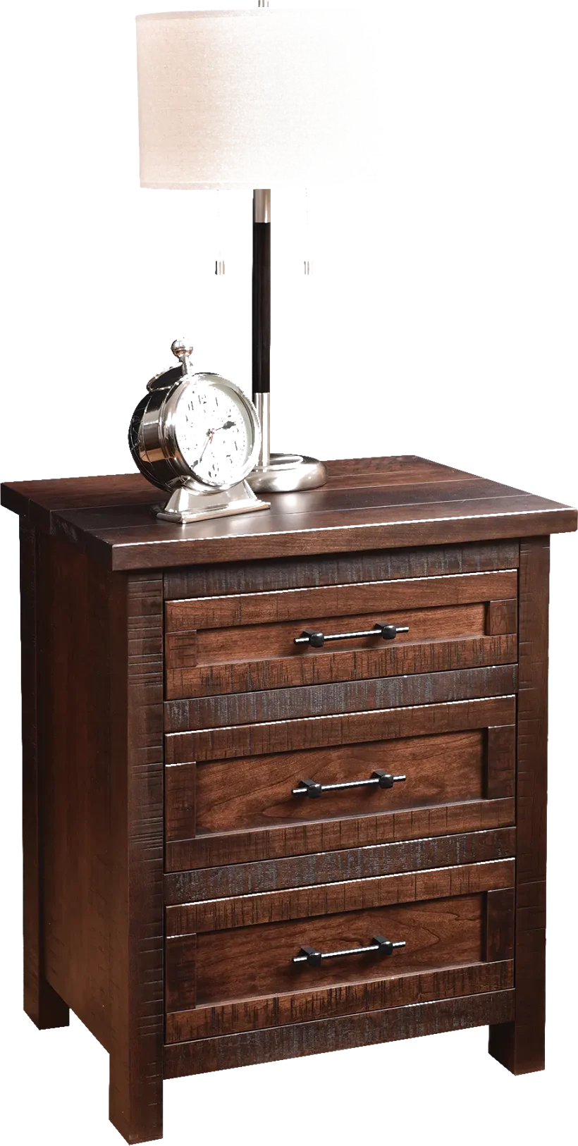Amish Denali Nightstand with 3 Drawers - 017-ZTC6454