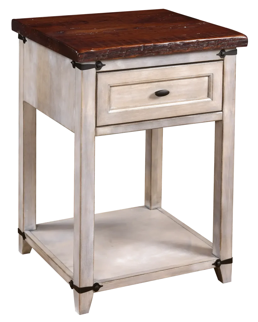 Amish Farmhouse Heritage 1 Drawer Nightstand with Shelf - 017-ZTC9350-O
