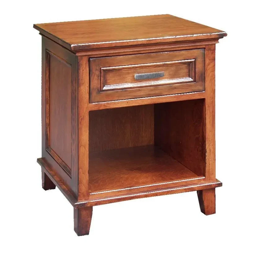 Amish Brooklyn Open Nightstand with 1 Drawer - 017-ZTC958