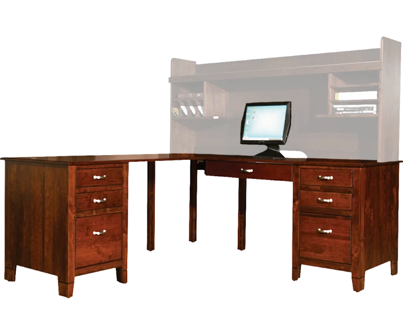 Amish Jacobsville Corner Computer Desk - 046-GZA