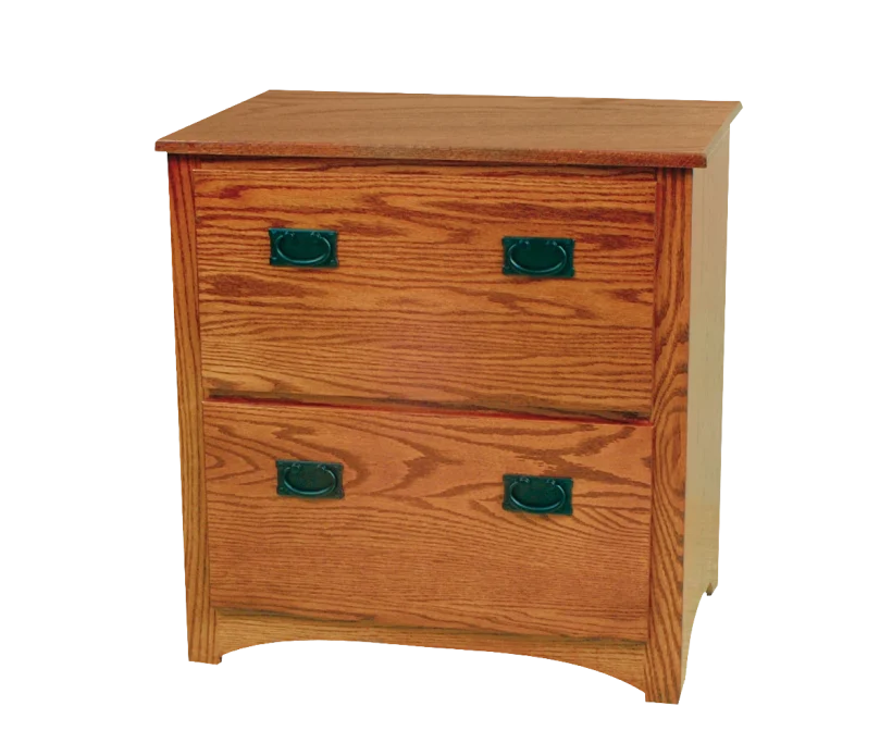 Amish Mission Two-Drawer Lateral File Cabinet - 046-JCZ-5I