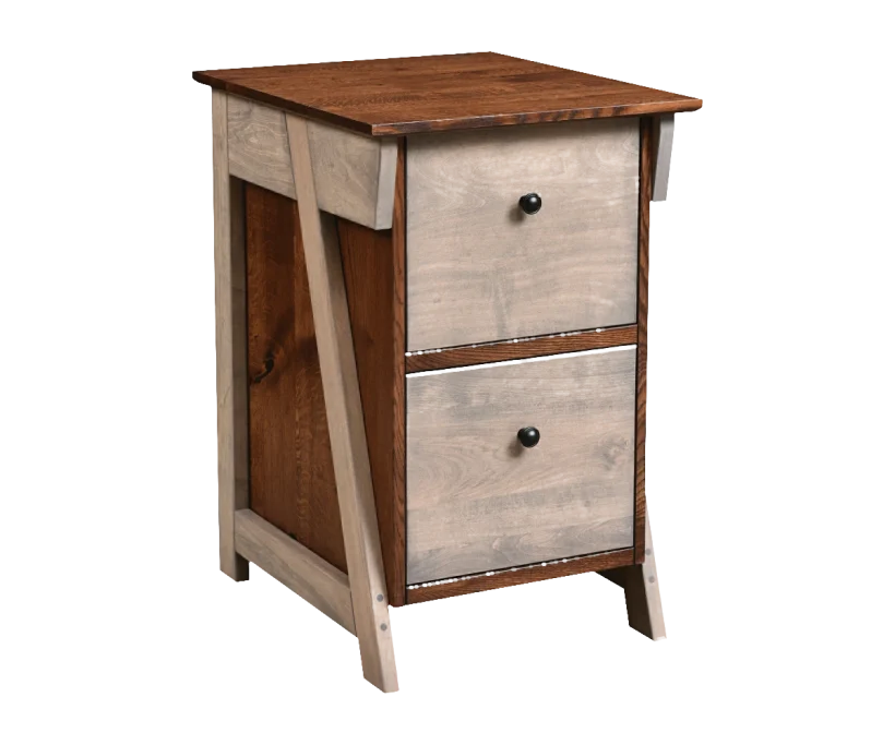 Amish Timberline 2 Drawer File Cabinet - 046-QICZ-5