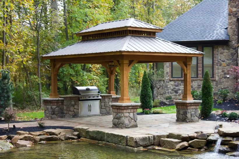 Cascade Treated Wood Pavilion from Berlin Gardens - 191-CASCADE