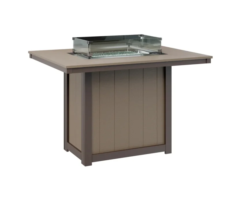 Donoma 42" X 54" Rectangular Counter Fire Table by Berlin Gardens - 191-DRFT4254C