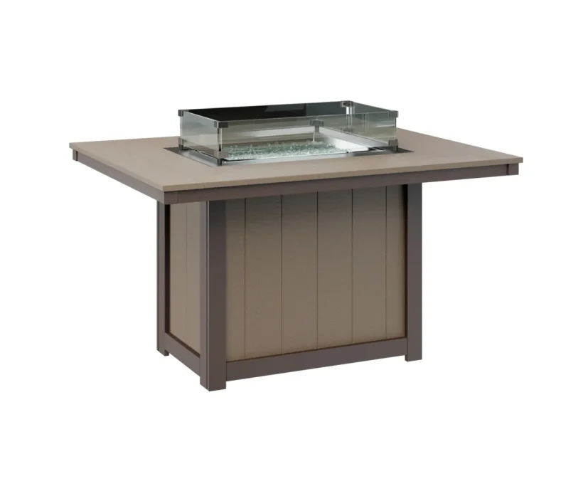 Donoma 42" X 54" Rectangular Dining Fire Table by Berlin Gardens - 191-DRFT4254D