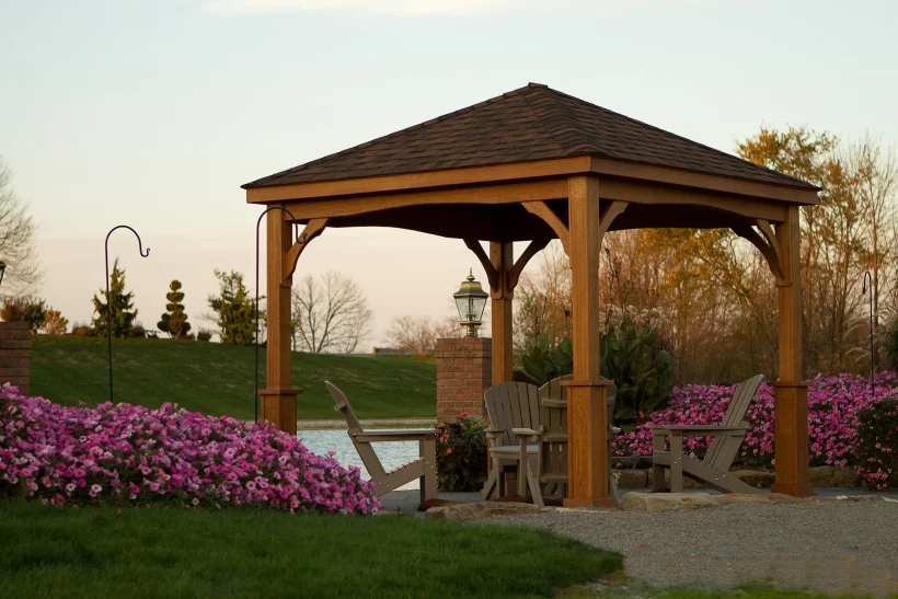 Hampton Treated Wood Pavilion from Berlin Gardens - 191-HAMPTON