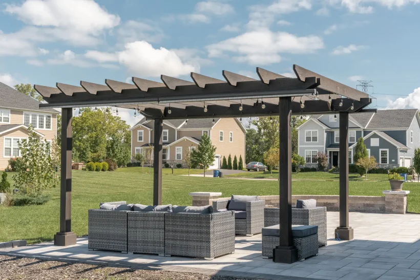 Mendoza Treated Wood Pergola from Berlin Gardens - 191-MENDOZA