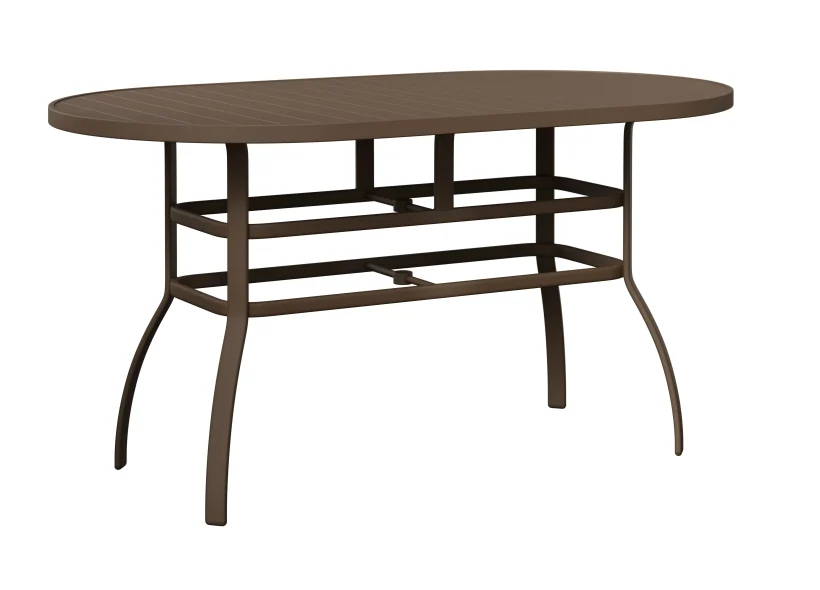 Murphy 42” X 76” Oblong Aluminum Bar Table by Berlin Gardens - 191-MOT4276B