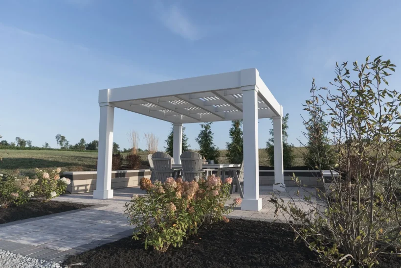 Porter Cellular PVC Pergola from Berlin Gardens - 191-PORTER