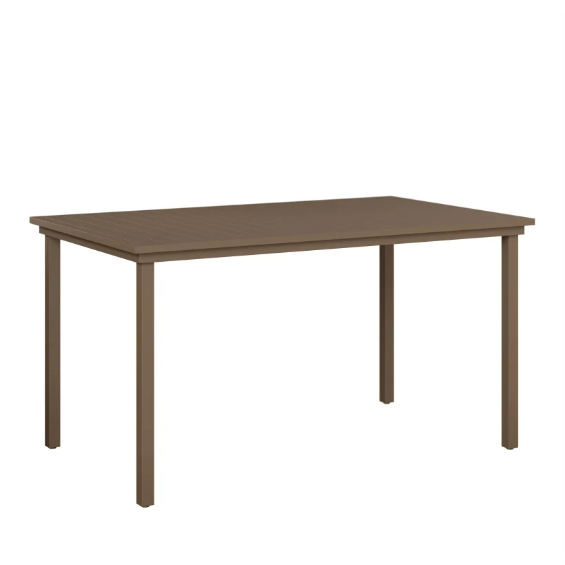 Vida 44" X 73" Aluminum Bar Table by Berlin Gardens - Clay Vida 44" X 73" Aluminum Bar Table by Berlin Gardens - 191-VART4473B