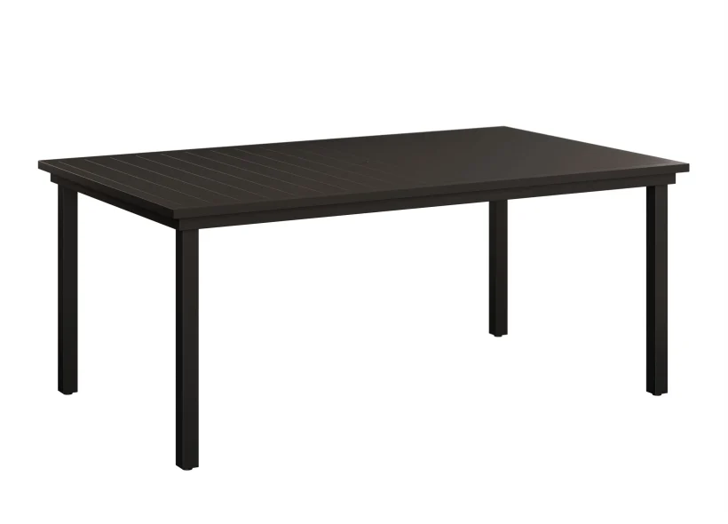 Vida 44" X 73" Aluminum+Poly Dining Table by Berlin Gardens - Black, Black Vida 44" X 73" Aluminum+Poly Dining Table by Berlin Gardens - 191-VPRT4473D