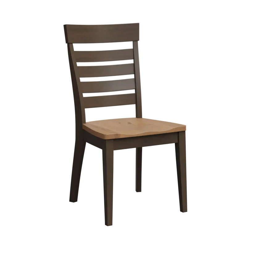 Amish Parma Solid Hardwood Dining Side Chair - 281-038-MPZ