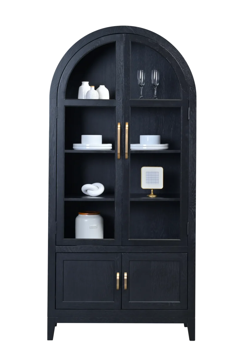 Amish Durham Solid Hardwood Display Cabinet - 281-428-15841618